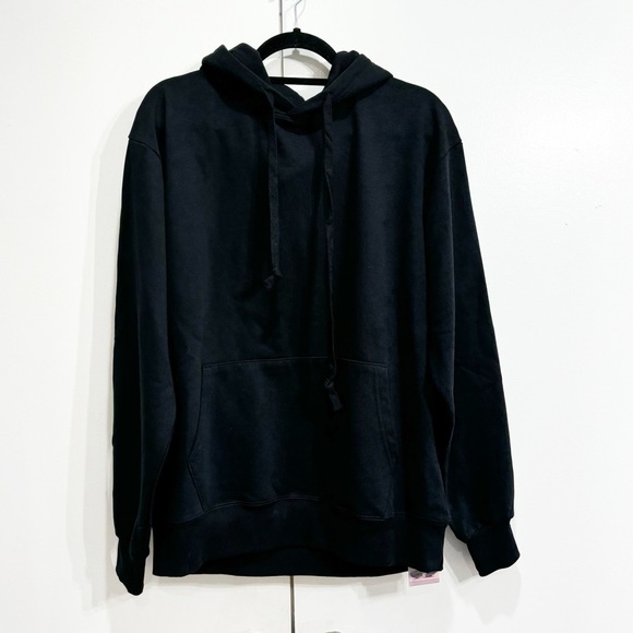Halara Black Hoodie Sweatshirt Size Large - Picture 2 of 4